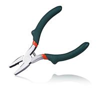 Mini pince combinée pour monteur de ligne de 12,7 cm - Extracteur de vis - Épaule convexe - Petit fil de coupe pour la fabrication de bijoux - Multi-usage - Outil de bricolage