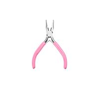 Mini pince compacte à bec aiguille de 11,4 cm - Prise en main souple - Pour travaux manuels, emballage de fils, bijoux