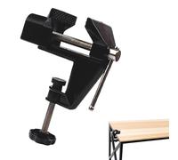 Mini pince de table - banc rotatif réglable, support compact en métal Base pivotante à 360° mâchoire avec prise forte | table portable pour création de bijoux, levigatur