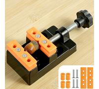 Mini pince de table en alliage d'aluminium, petite pince d'étau, mini pince de table plate, outil de sculpture, pince de sculpture portable pour bijoux, montres, travaux manuels