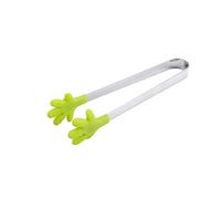 Mini pince en silicone en forme de main pour servir des aliments, des glaçons, des fruits, du sucre, des ustensiles de cuisine (vert)