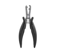 Mini pince for extensions de cheveux à micro-anneaux : outil professionnel noir for la pose et la dépose