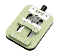 Mini Pince pour PCB IC Chip et Réparation Carte Mère 92.5x66mm Fixation à Souder avec Support Réglable Double Axes Outil Métal Vert pour Téléphone Electronique Fixtures