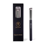 Mini pinceau anti-cernes, pinceau de maquillage plat pour dessous des yeux et des taches, poils synthétiques doux pour liquide ou crème, ne tombent pas, taille de voyage, 15,1 cm