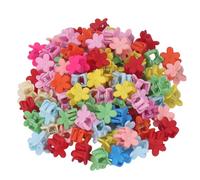 Mini pinces à cheveux Fleur Cartoon Claw Clips Diverses Couleurs Adorables accessoires de décoration capillaire pour les filles 100pcs