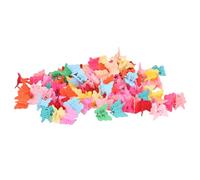 Mini Pinces à Cheveux Papillon pour Filles, Pinces Papillon avec Matériau Résilient Incassable coloré 100 Pièces Accessoires de Cheveux pour Filles pour Petites Filles