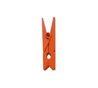 MINI PINCES BOIS ORANGE X12