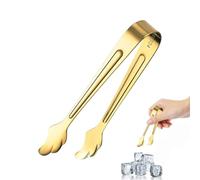 Mini pinces de service, sucre d'acier devant le menuisier, petites pinces de démarrage robustes pour les cocktails, les barbecues, les mariages, les mini-cloches à glace robustes et pratiques pour les