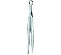 RÖSLE Pince à pâtisserie, pincette de cuisine pour dresser, décorer et garnir avec précision des mets, desserts et tartes, acier inoxydable 18/10, passe au lave-vaisselle, Silber