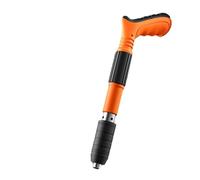 Mini pistolet à clouer manuel pour brique, béton et bois, portable et silencieux, design robuste, puissance réglable, orange