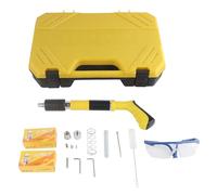 Mini Pistolet à Clous Manuel en Acier, Kit de Cloueuse pour Dispositif de Fixation de Fente de Fil D'ancrage de Mur de Plafond Jaune Cloueuse pneumatique