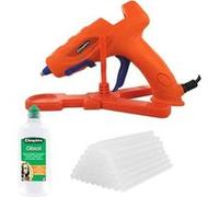 Mini pistolet à colle + 60 recharges de colle + 1 flacon de colle bricolage Cléocol