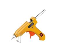 Mini pistolet à colle thermofusible 40 W en silicone haute température pour projets de bricolage, réparations, création artistique, avec 1 à 50 bâtons de 7 mm (bleu, 1 bâtonnet)