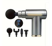 Mini Pistolet De Massage Musculaire Masseur Corporel Portable Masseur À Percussion Portatif Profond Pour Le Corps Dos Et Les Jambes Du Cou - Type Gris #A
