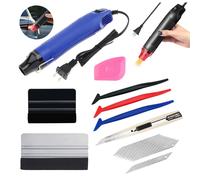 Mini pistolet thermique 110V/220V 300W, pistolet à Air chaud Portable, outil de chaleur électrique multifonction pour enveloppe de vinyle de voiture, Film teinté pour fenêtre Un pistolet à prise améri