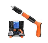 Mini-pistolets À Clous En Acier, Ensemble D'outils Riveter, Dispositif De Rainurage Fil D'ancrage Plafond Domestique 7,3 Mm For Outil Pistolet Fixation Murale Forte PéNéTration(Metal rocker)