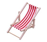 Mini Plage de Plage - Minuscule Chaise Salon, siège Jouet Pliable | 1.97x2.95x2.36 Pouces Modèle de Chaise décorative, Accessoire de Chaise de Patio Miniature, maître de Meuble de Poupee