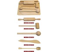 Mini planche à pâtisserie pour pétrir la pâte - Ensemble pour enfants | Mini planche de cuisine | Petite planche à pâtisserie | Jouet accessoires de cuisine pour enfants