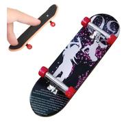 Mini planches à roulettes à touche - Jouet de planche à roulettes pour | Cadeau amusant de patineur de doigts, cadeau de fête, touche de style aléatoire, jeu d'adresse, mini skateboard à colle