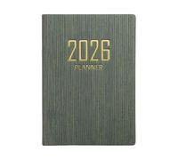 Mini planificateur 2026, format de poche compact A7, 4 couleurs disponibles, planificateur mensuel, petit agenda, carnet, bloc-notes, affaires, gestion du temps, outil de planification polyvalent,