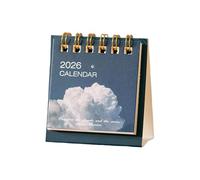 Mini planificateur de bureau | Calendrier de bureau 2026 pour Noël, Nouvel An, fête des pères, papa, bureau à domicile, école, hommes, femmes, collègues