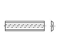 Mini plaquette 39 - 50x5,5x1,1mm T04F 4 pcs.
