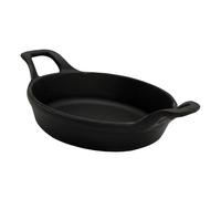 Mini plat à œufs rond en fonte noir mat 16 cm Baumalu