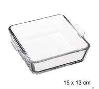 Mini plat carré 13x13 cm en verre 450 ml - 5 five simply smart