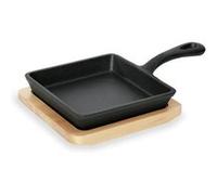 Mini plat de service en Bambou L 145 mm l 145 mm H 25 mm