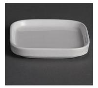 Lot de 12 plats miniatures Olympia Y140, 96 x 96 mm, 9,5 x 9,5 cm