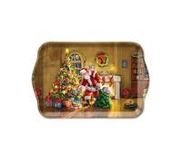 Mini plateau cadeaux au pied du sapin