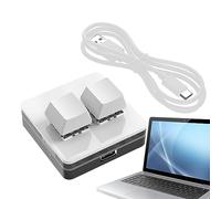 Mini plateau de jeu avec 2 voix - Plateau de jeu échangeable à chaud avec 2 voix, plateau de jeu avec présentation de jardin sur carte, plateau de jeu avec 2 exemples sur planche avec câble USB C,