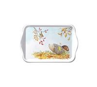 Mini plateau hérisson et oiseau