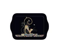 Mini plateau noir rectangulaire BUG ART JEWELS - Chat Klimt
