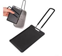 Mini plateau portable en fer avec poignée pour camping en solo et camping-car, plaque de barbecue légère, idéale pour griller divers aliments lors de voyages en plein air