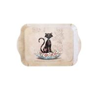Mini plateau rectangulaire le Chat noir - En mélamine