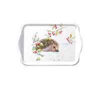 Mini Plateau Vide Poche rectangulaire Hérisson en Hiver