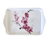 Mini plateau vide poche rectangulaire orchidée