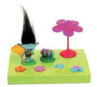 Mini Playset Branch Trolls Modelco Multicolore G