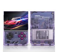 Mini Plus+ Console de Jeu Portable, écran IPS de 3.5", 20 000 Jeux rétro avec Système Linux Open Source, Carte TF 64GB, Batterie 3000 mAh(Purple)