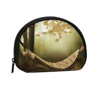 Mini pochette à monnaie avec imprimé avion militaire pour femmes filles enfants, Hamac à feuilles, Taille unique, Pochette à monnaie