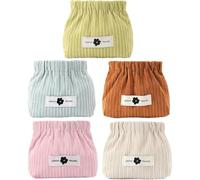 Mini pochette portable magnétique à fermeture automatique, organiseur élastique en velours côtelé, petite trousse de maquillage, mini sac de rangement pour cosmétiques, rouge à lèvres, accessoires