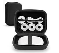 Mini Pochette pour SUPVAN Etiqueteuse Bluetooth, Portable Imprimante D'étiquettes Case, Pochette Cable Rangement pour imprimante d'étiquettes E10, Nelko P21/NIIMBOT D11/Pristar P15 (16*13*6 cm)