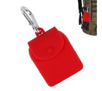 Mini Pochette | Silicone de qualité Alimentaire avec Carabiner pour Le Sac à Main | Sac de Rangement à Dos gouttial pour clés, modifications, pailles en Silicone, pièces de Monnaie