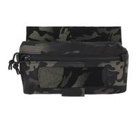 Mini-Pochette Tactique de Poitrine, Trousse Médicale Polyvalente, Organiseur D'Outils en Nylon RéSistant pour Gilet Thoracique(Bcp)