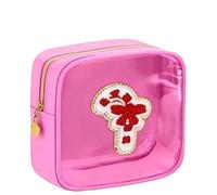 Mini pochettes de Noël à fermeture éclair, petites pochettes de maquillage de Noël en nylon pour soins de la peau, cadeaux et bas de Noël, #6, Classique