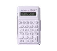 Mini Pocket Calculator - Portable Cover Calculation Device | Compact Handheld Desktop Math Tool Lightweight for Students, Teachers, Office, Business, Cashiers Or School