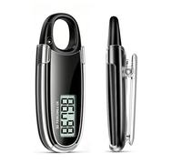 Mini podomètre 3D pour la marche, compteur de pas simple et précis à clipser avec clip amovible, tracker de pas facile (pas d'application/téléphone nécessaire) pour homme, femme, enfant
