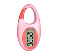Mini podomètre numérique, capteur 3D, Compteur de Pas avec lanière, for Les Sports de Plein air, la Course, Les Enfants, Les Hommes et Les Femmes, Moniteur de Marche Lecture Précise(Pink)