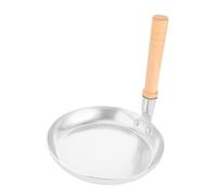 Mini poêle à frire japonaise anti-adhésive Oyakodon Friture Pan Poignée verticale pour un design en métal léger pour une utilisation domestique et extérieure Aqiong
